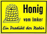 Werbeschild Honig 30 X 20 cm